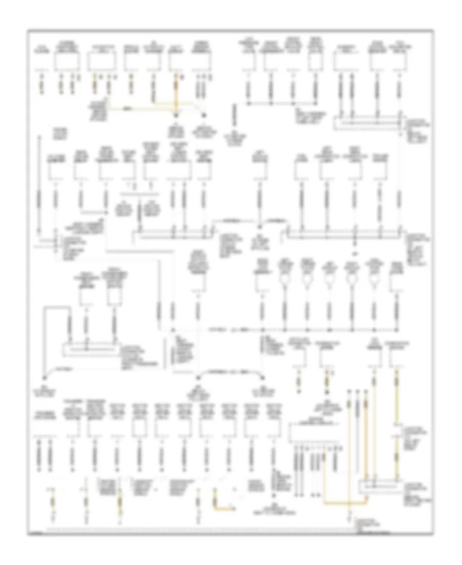 Ground Distribution Wiring Diagram 1 of 3 for Lexus GX 470 2003