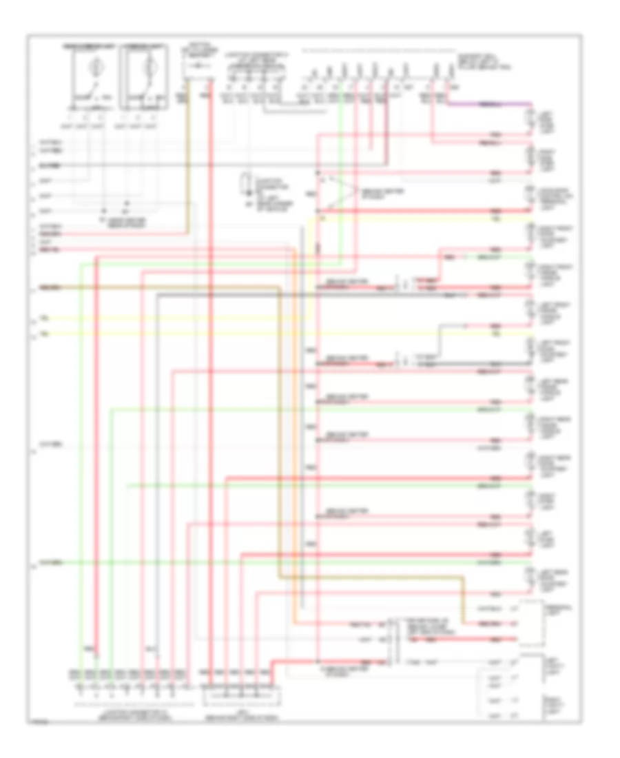 Courtesy Lamps Wiring Diagram (2 of 2) for Lexus GX 470 2003