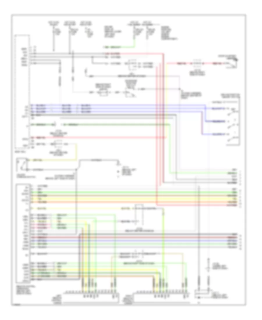 Memory Systems Wiring Diagram 1 of 3 for Lexus GX 470 2003