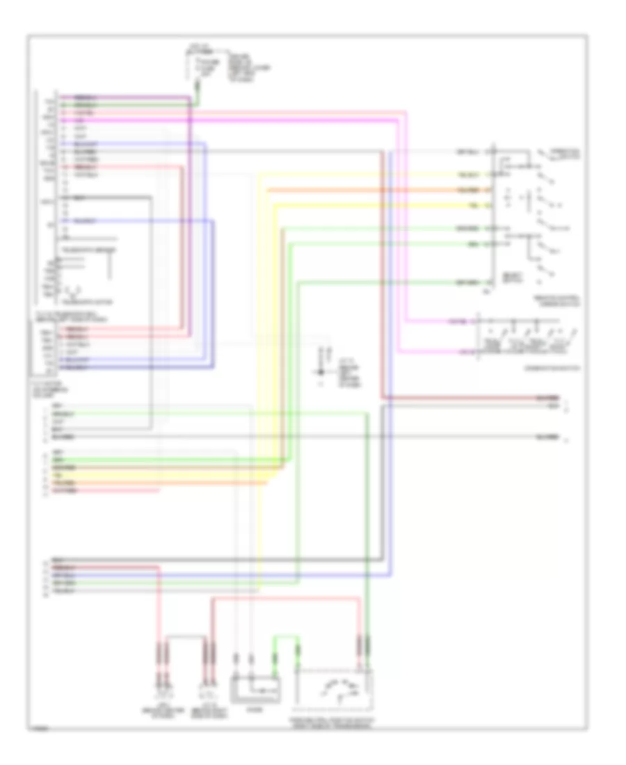 Memory Systems Wiring Diagram 2 of 3 for Lexus GX 470 2003
