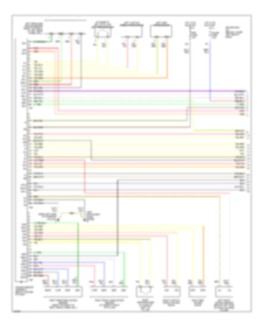 Supplemental Restraints Wiring Diagram 1 of 2 for Lexus GX 470 2003