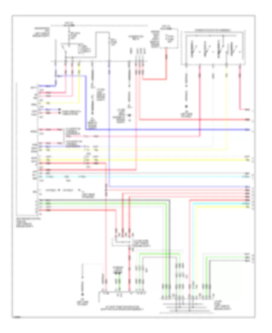 Transmission Wiring Diagram, 2WD (1 of 4) for Lexus GS 350 2014