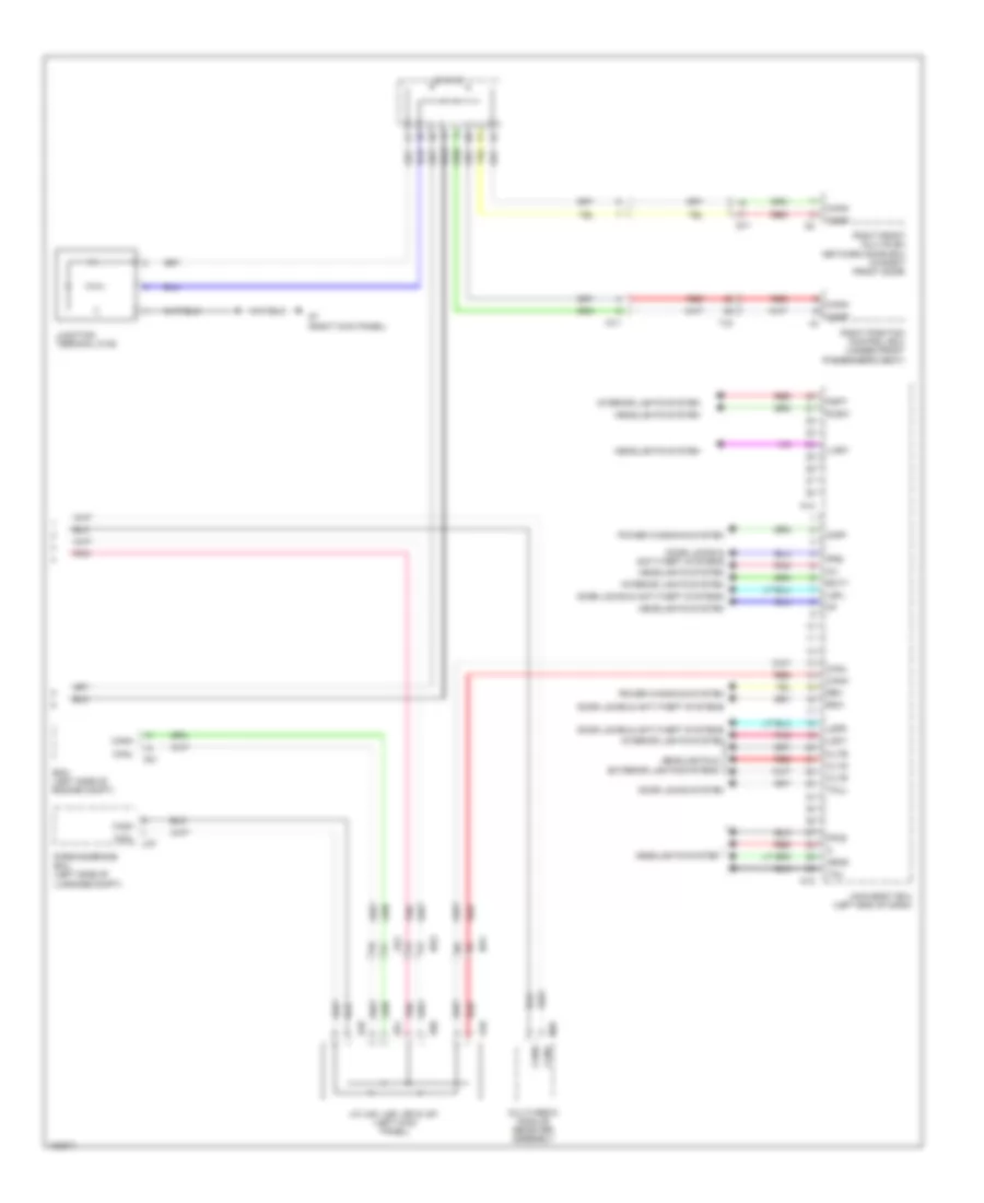 Body ECU Wiring Diagram 3 of 3 for Lexus GS 350 2014
