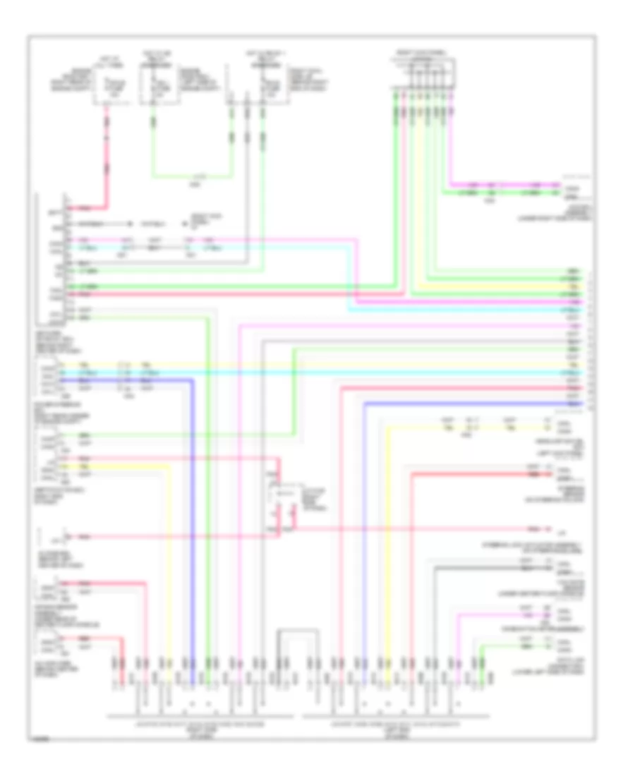 HighLow Bus Wiring Diagram (1 of 4) for Lexus GS 350 2014