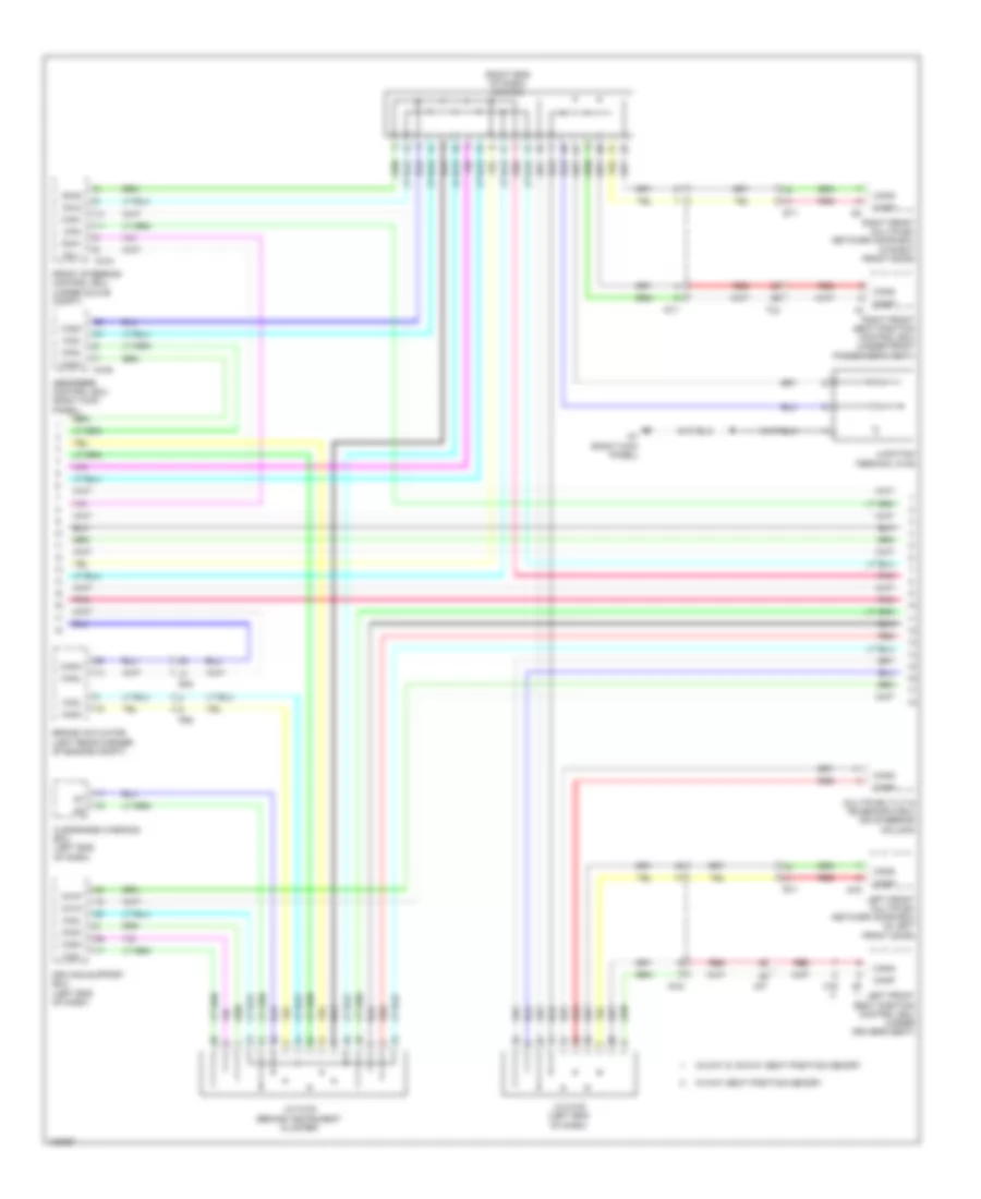 HighLow Bus Wiring Diagram (2 of 4) for Lexus GS 350 2014