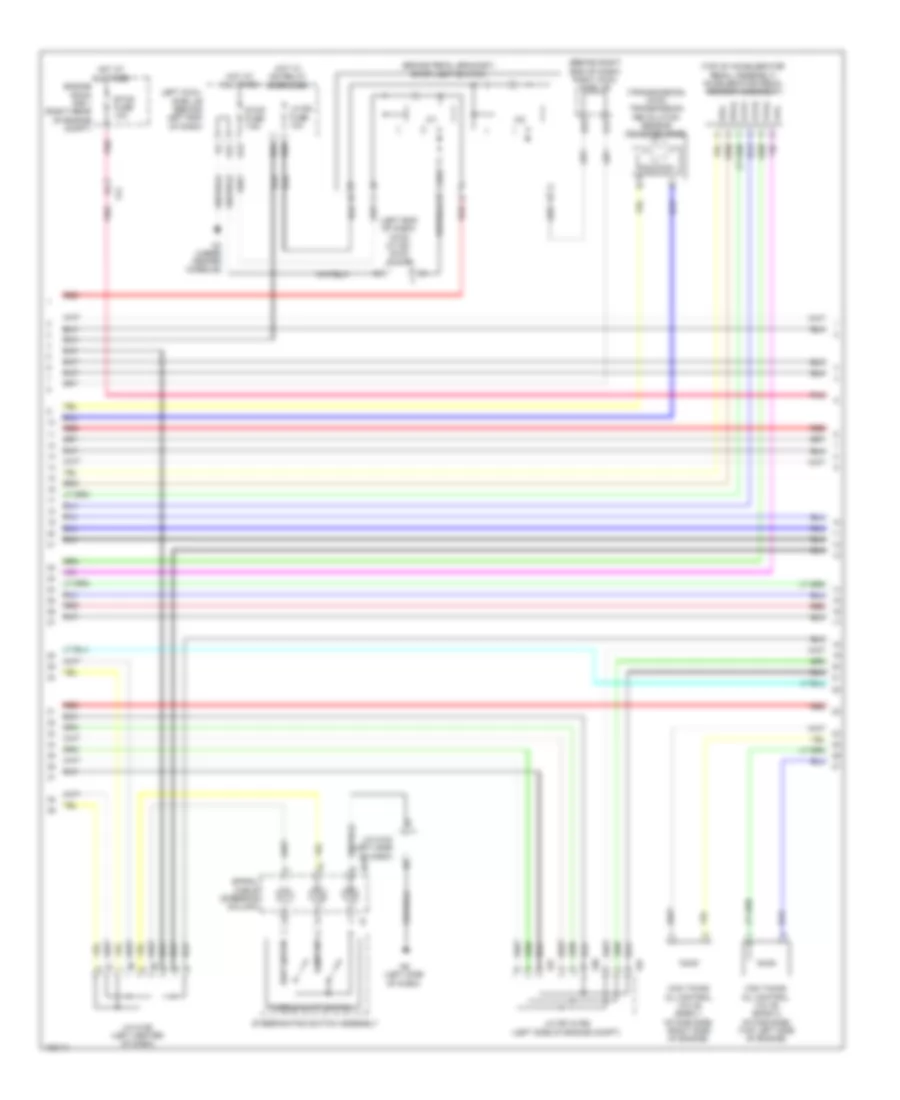 3.5L, Engine Performance Wiring Diagram (3 of 9) for Lexus GS 350 2014