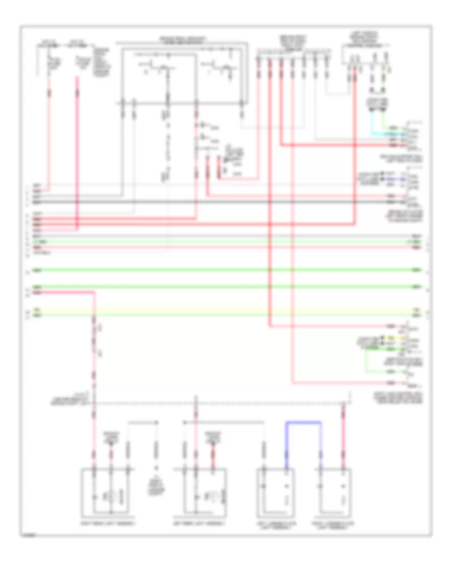 Exterior Lamps Wiring Diagram 2 of 4 for Lexus GS 350 2014