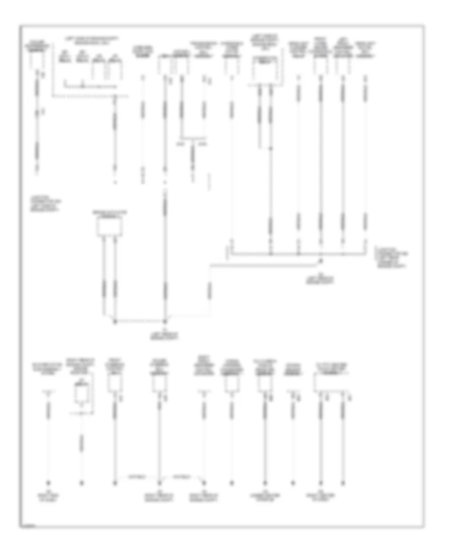 Ground Distribution Wiring Diagram 1 of 6 for Lexus GS 350 2014