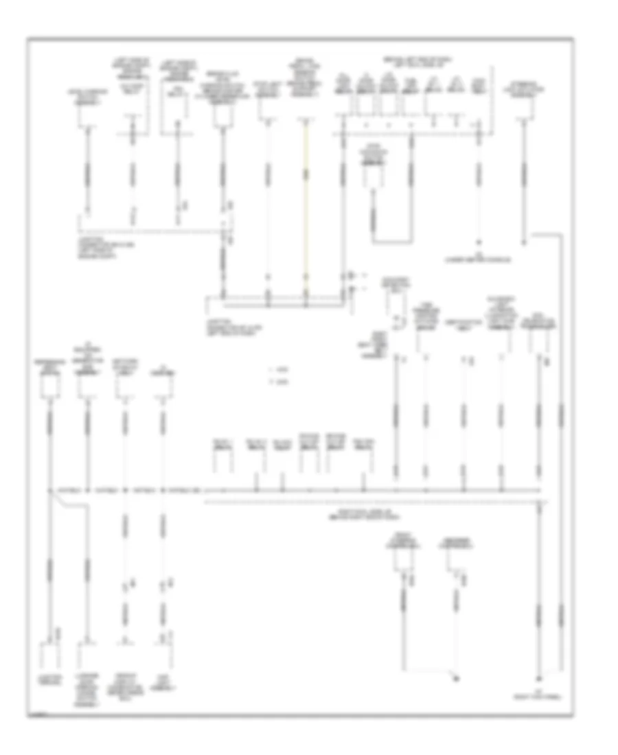 Ground Distribution Wiring Diagram (3 of 6) for Lexus GS 350 2014