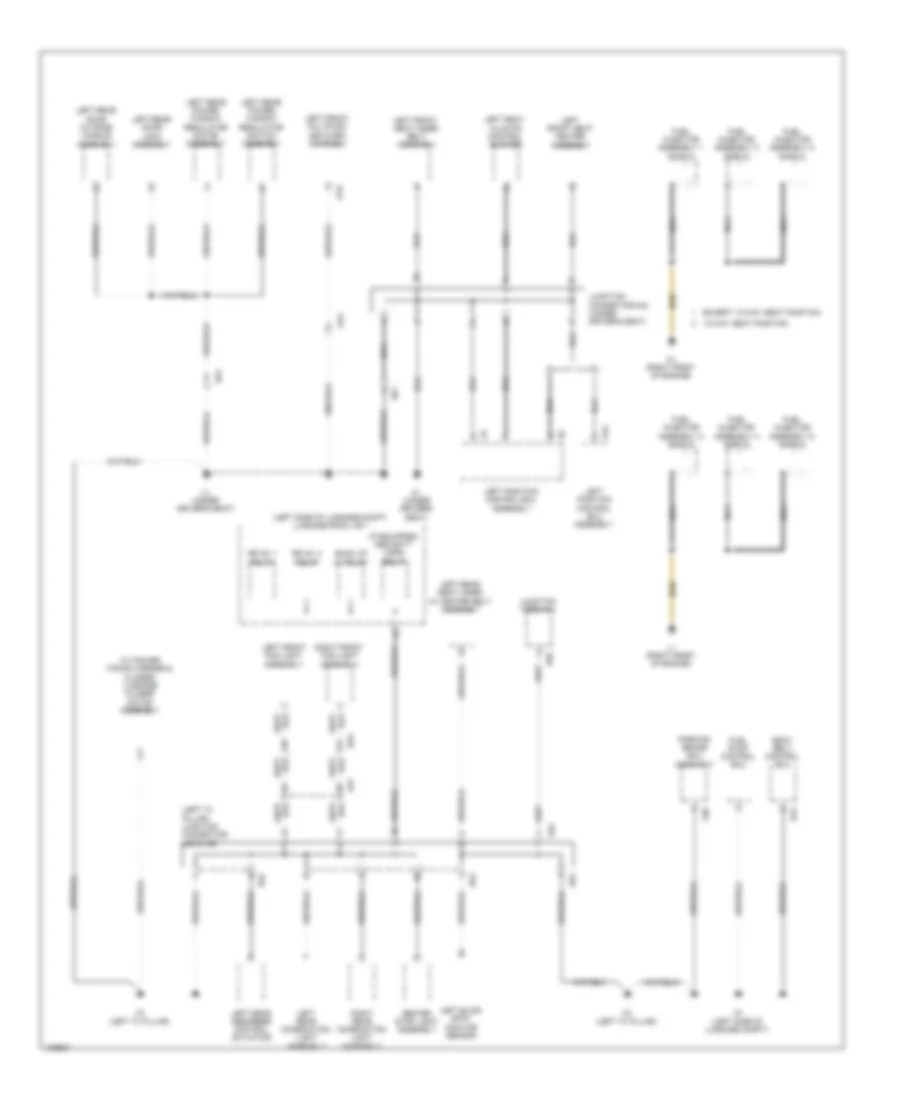 Ground Distribution Wiring Diagram (5 of 6) for Lexus GS 350 2014
