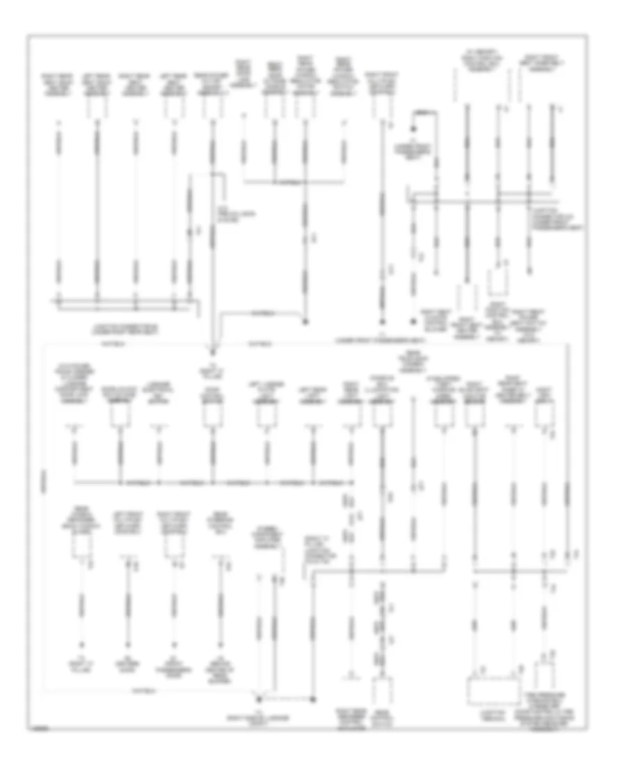Ground Distribution Wiring Diagram 6 of 6 for Lexus GS 350 2014