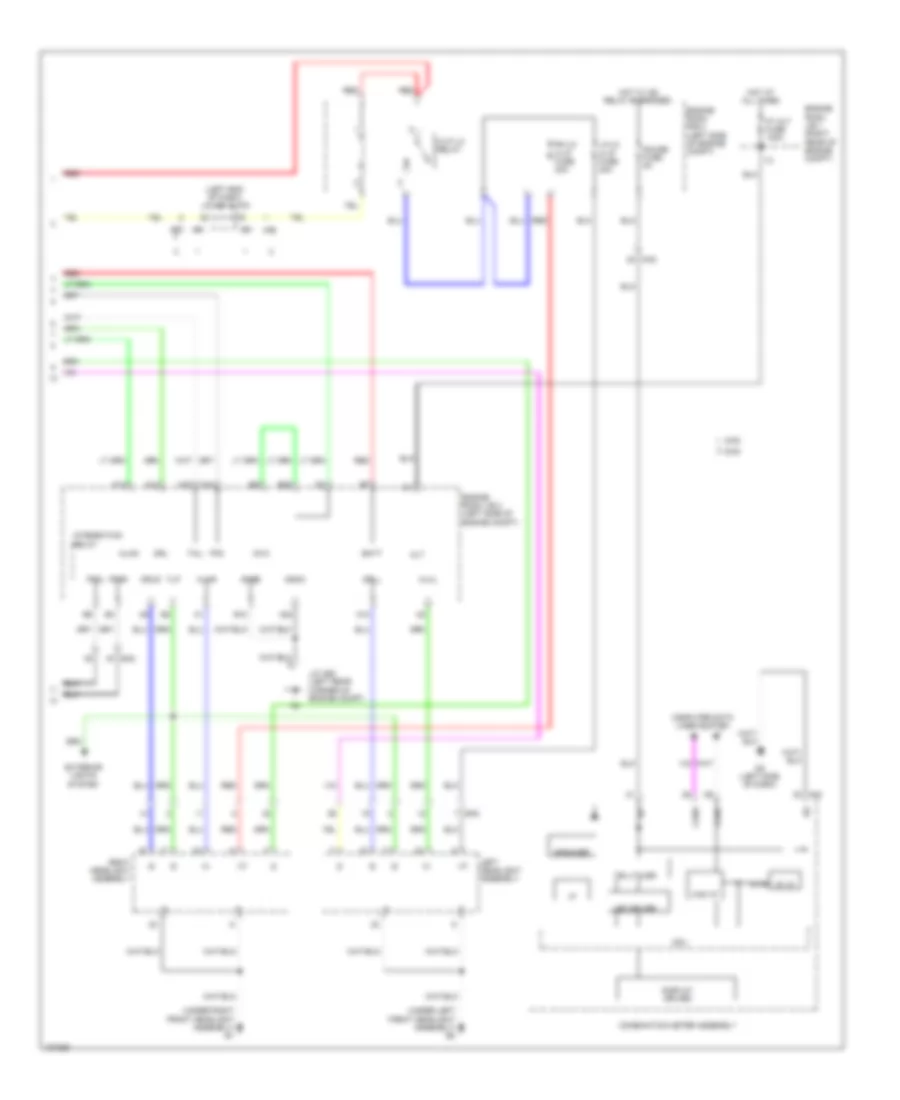 Headlamps Wiring Diagram 2 of 2 for Lexus GS 350 2014