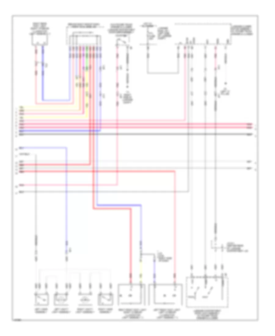 Courtesy Lamps Wiring Diagram 3 of 4 for Lexus GS 350 2014