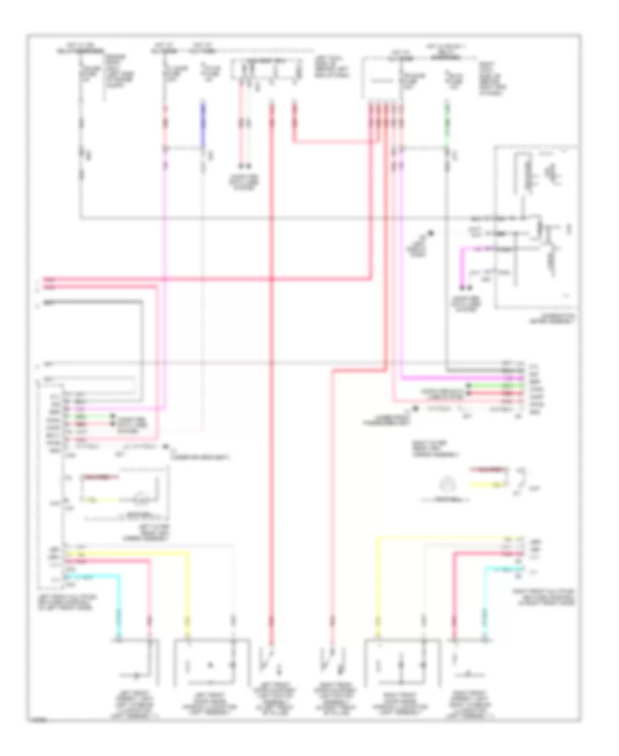 Courtesy Lamps Wiring Diagram 4 of 4 for Lexus GS 350 2014