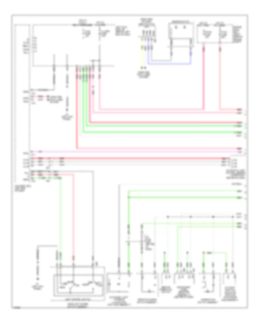 Instrument Illumination Wiring Diagram (1 of 4) for Lexus GS 350 2014