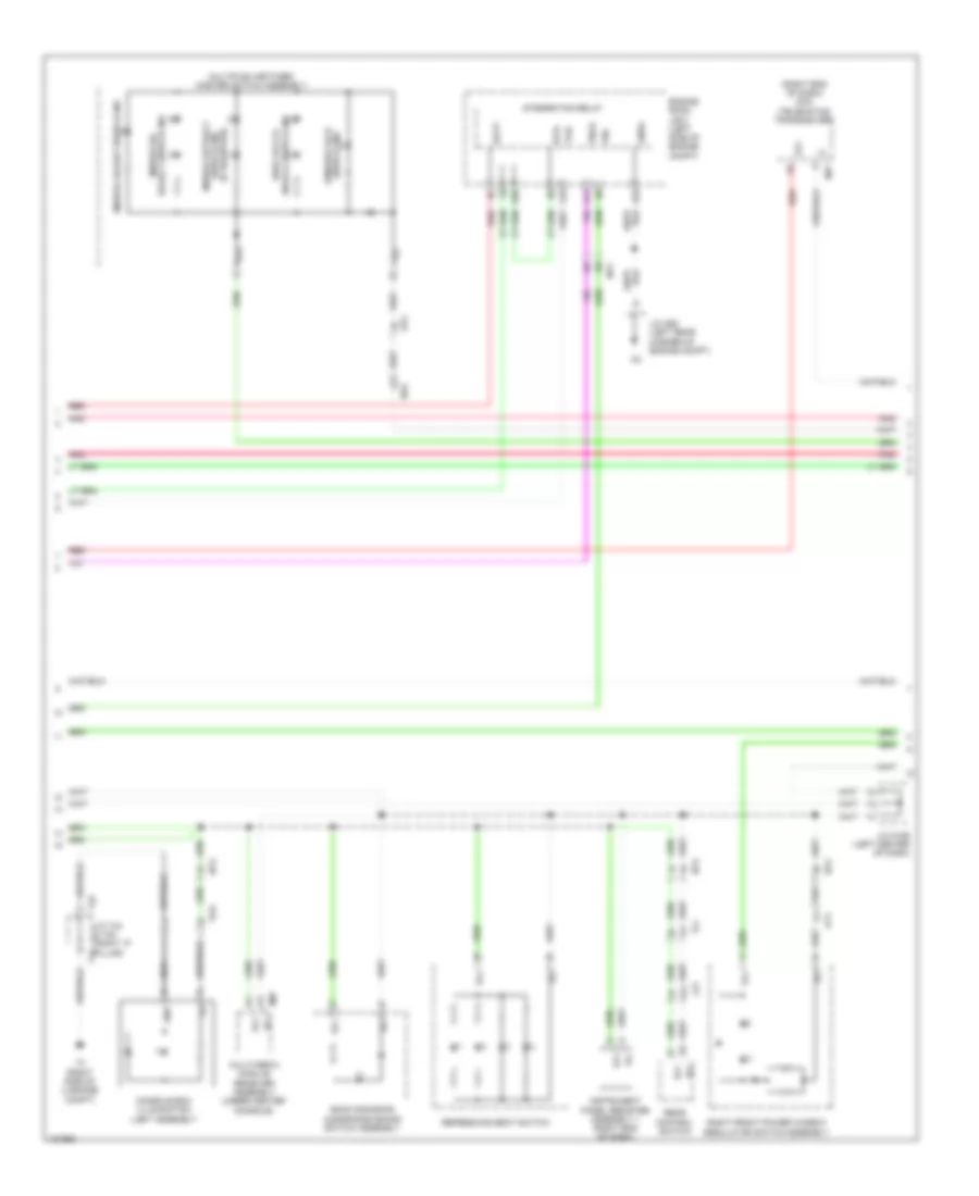 Instrument Illumination Wiring Diagram 2 of 4 for Lexus GS 350 2014