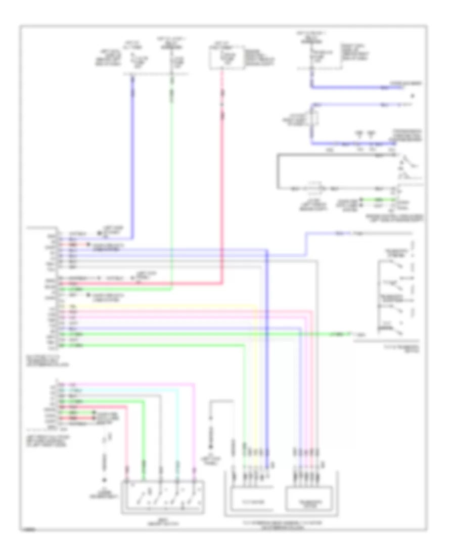 Memory Power Tilt  Power Telescopic Wiring Diagram for Lexus GS 350 2014