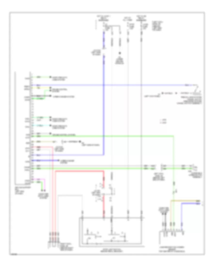 Object Detection Wiring Diagram (1 of 2) for Lexus GS 350 2014