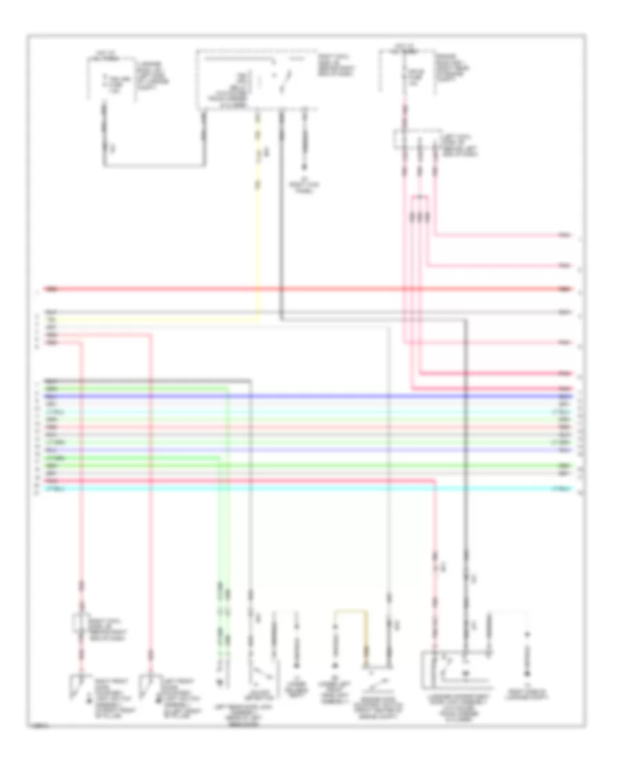 Power Door Locks Wiring Diagram (2 of 8) for Lexus GS 350 2014