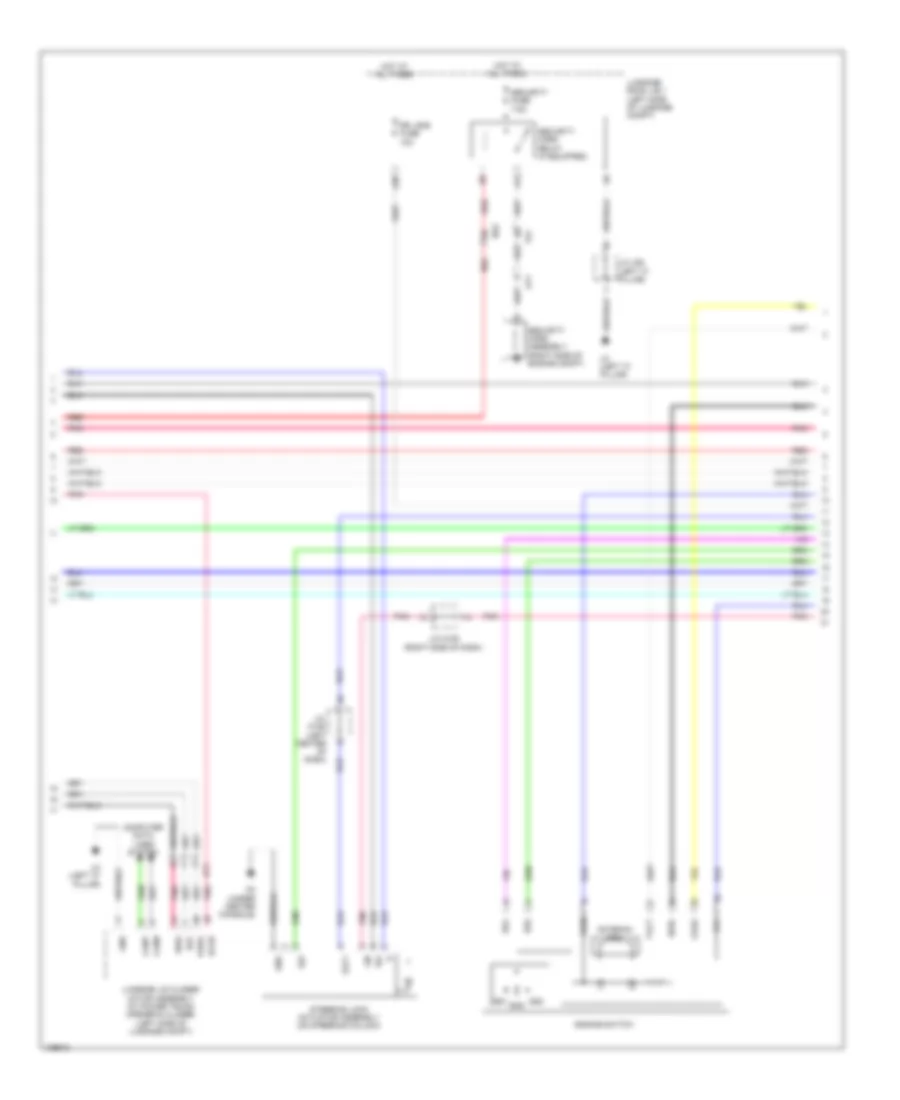Power Door Locks Wiring Diagram (6 of 8) for Lexus GS 350 2014