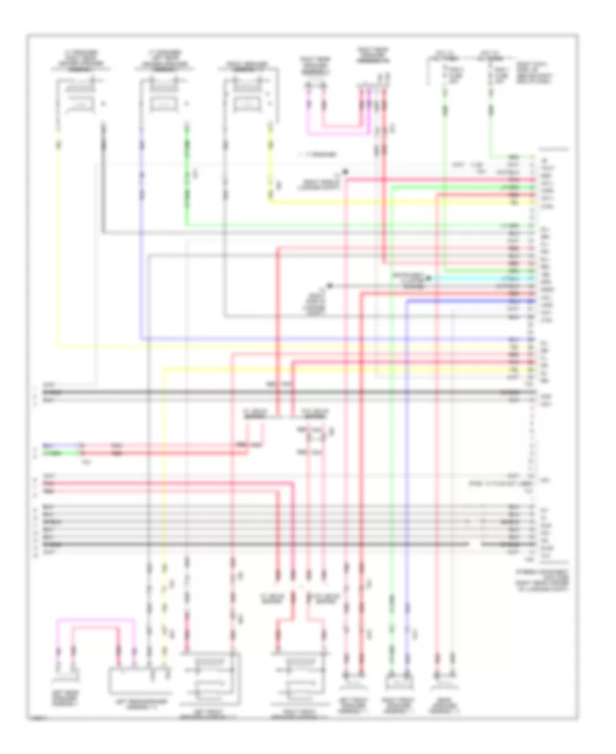 Radio Wiring Diagram (4 of 4) for Lexus GS 350 2014