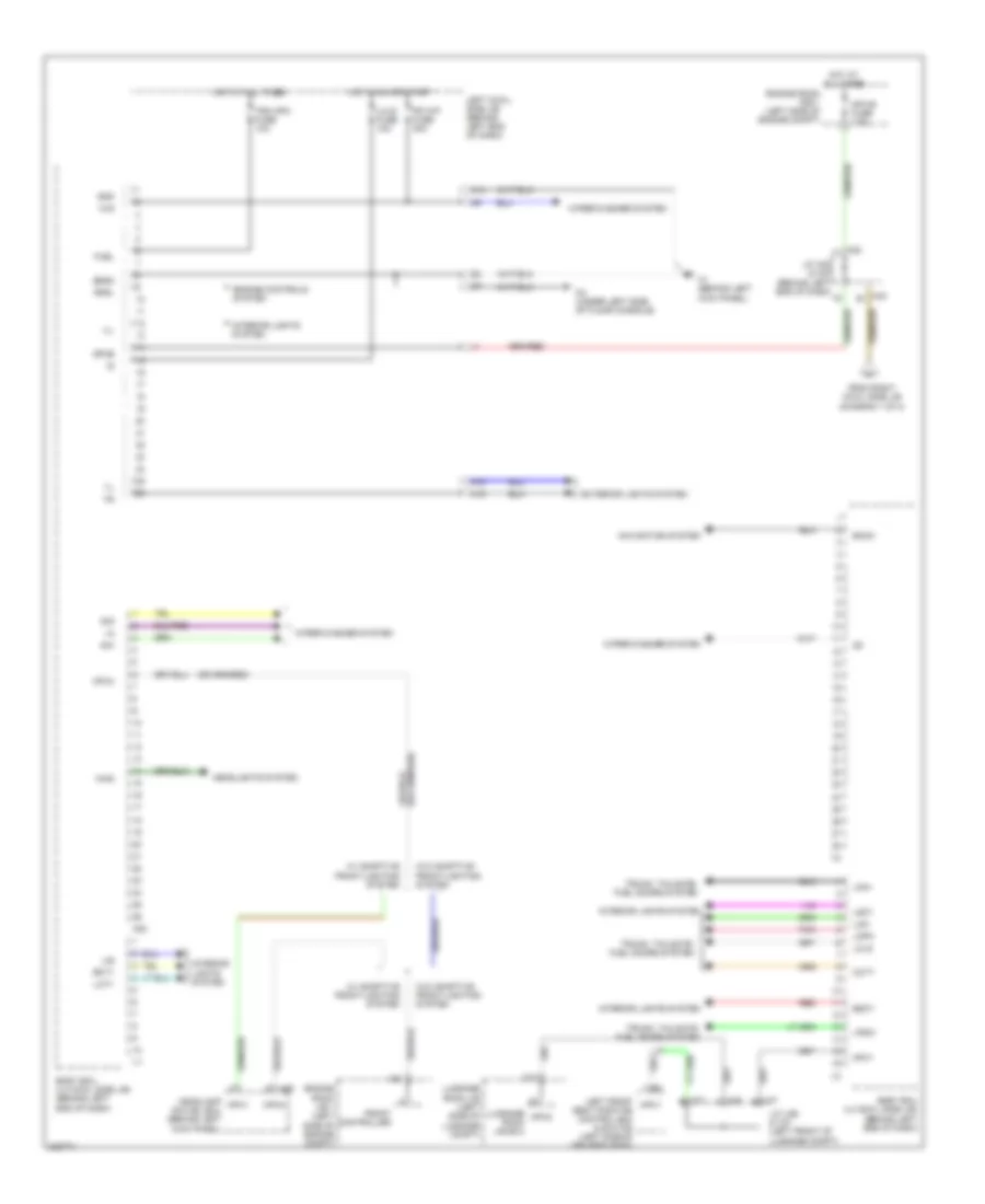 Body ECU Wiring Diagram 2 of 2 for Lexus GS 450h 2011