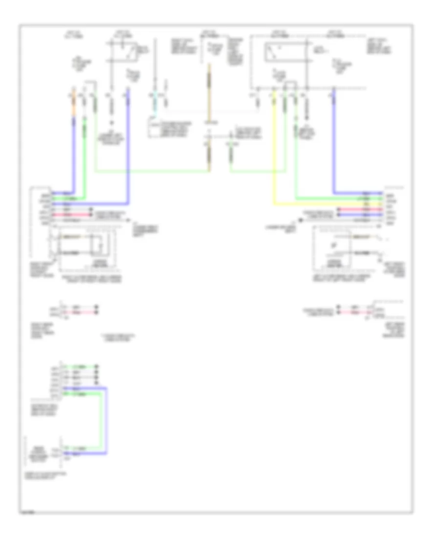 Heated Mirrors Wiring Diagram for Lexus GS 450h 2011