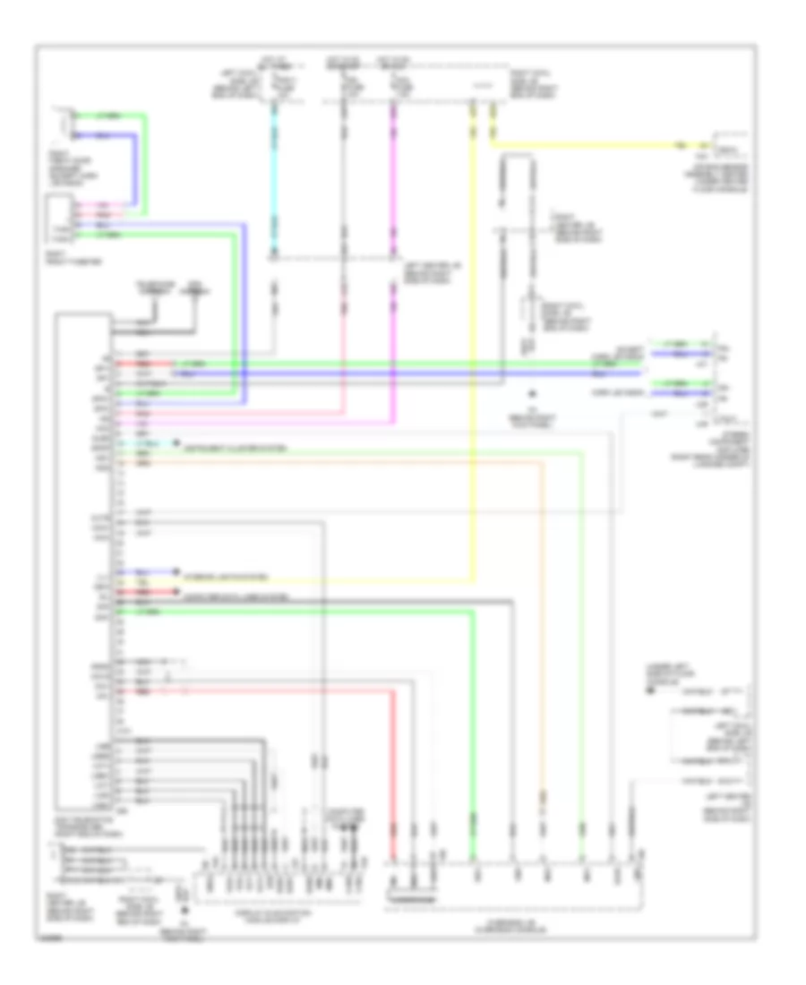 Telematics Wiring Diagram for Lexus GS 450h 2011