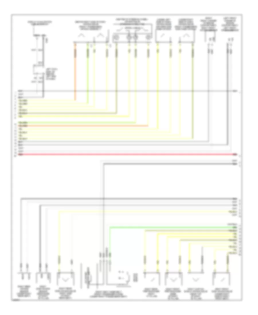 Supplemental Restraint Wiring Diagram (2 of 3) for Lexus GS 450h 2011