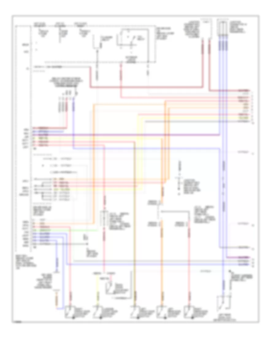 Anti theft Wiring Diagram 1 of 3 for Lexus IS 300 2003