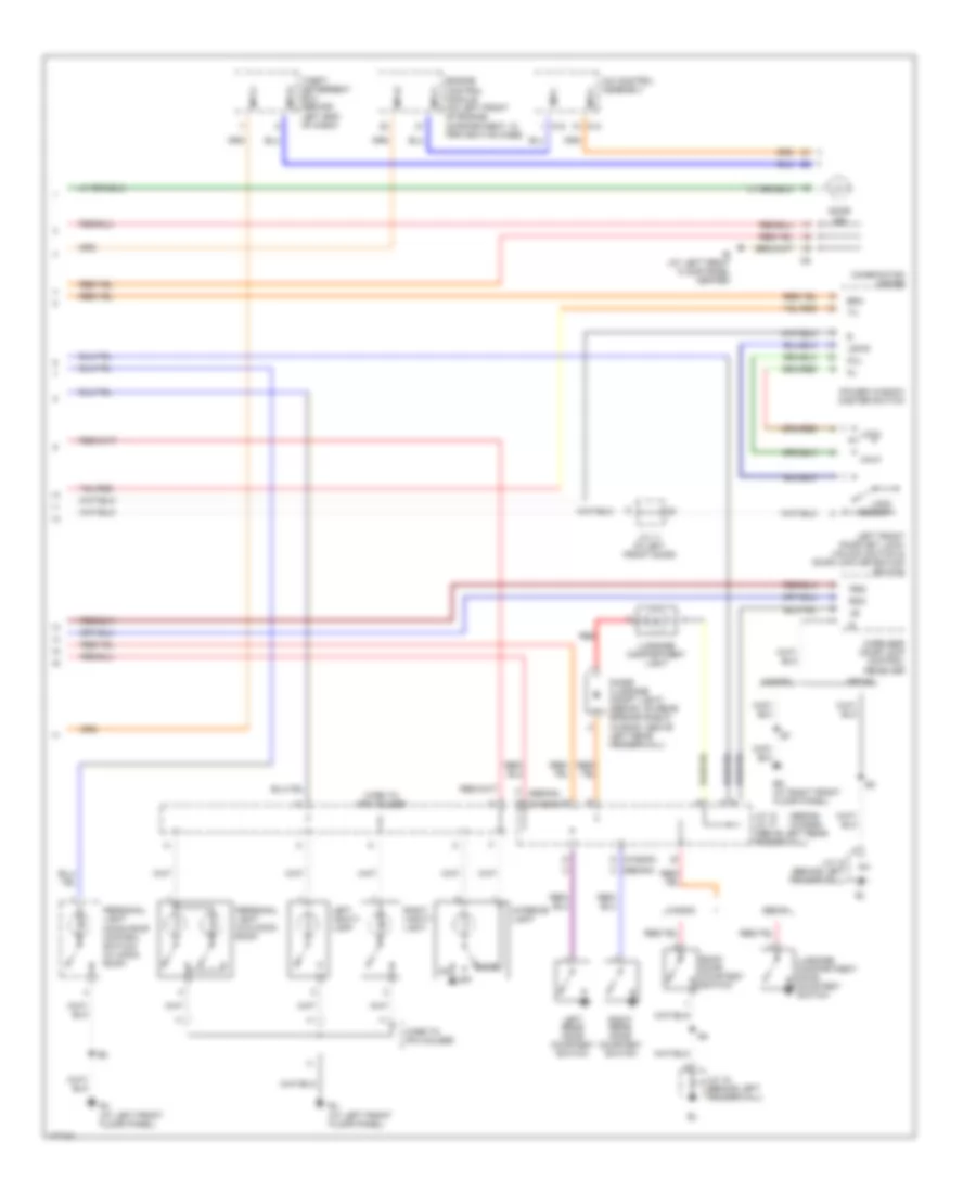 Courtesy Lamps Wiring Diagram 2 of 2 for Lexus IS 300 2003