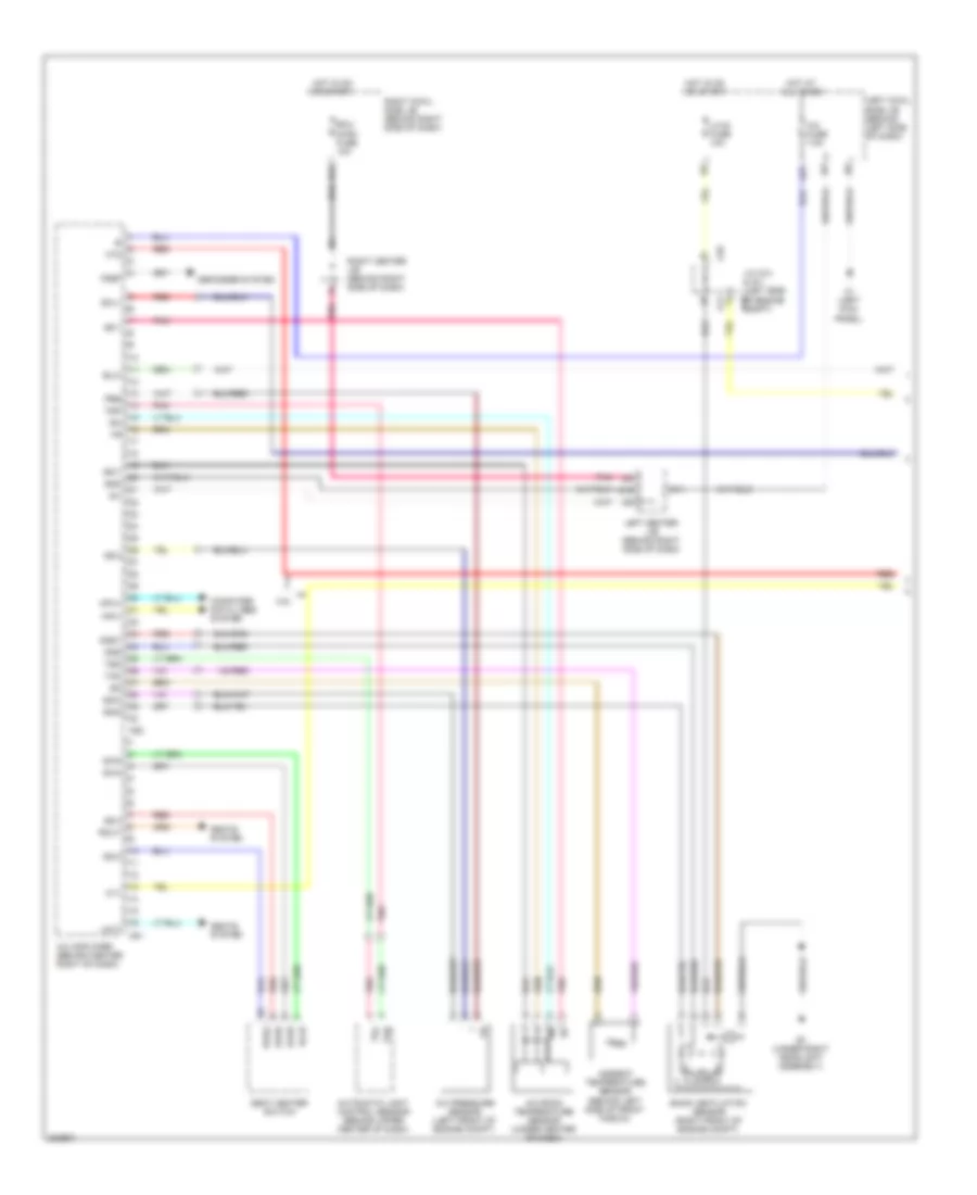 Automatic A C Wiring Diagram 1 of 3 for Lexus GS 460 2011
