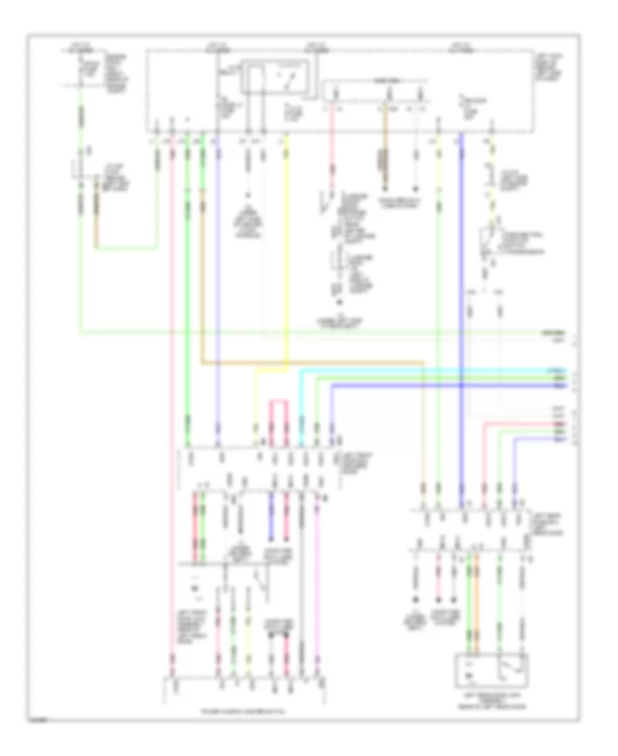 Anti theft Wiring Diagram 1 of 7 for Lexus GS 460 2011