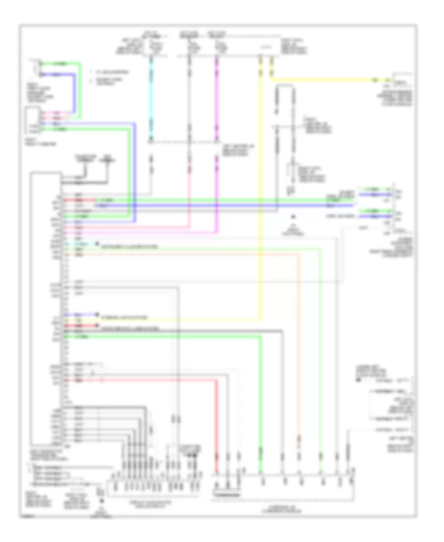 Telematics Wiring Diagram for Lexus GS 460 2011