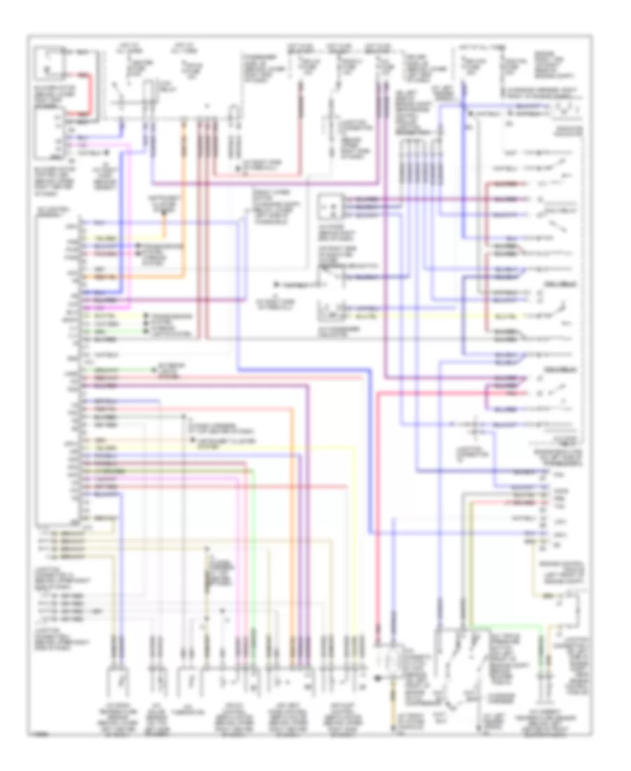 Automatic AC Wiring Diagram for Lexus IS 300 SportCross 2003