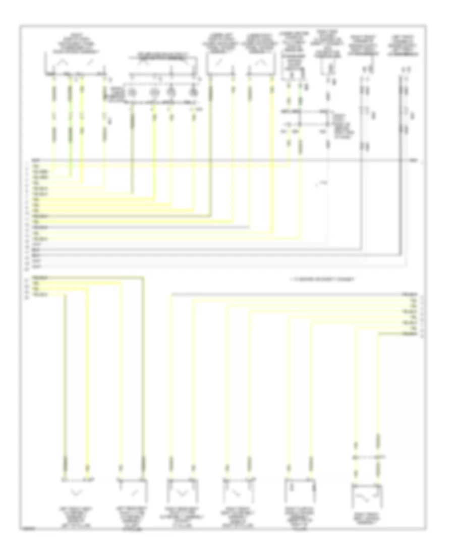 Supplemental Restraint Wiring Diagram (2 of 3) for Lexus GS 350 F Sport 2014