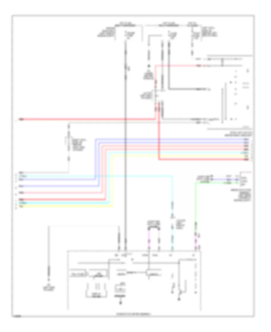 Transmission Wiring Diagram, 2WD (3 of 4) for Lexus GS 350 F Sport 2014