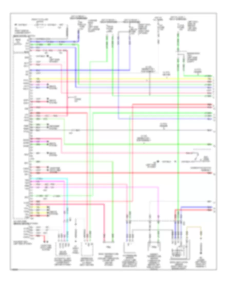 Automatic A C Wiring Diagram 1 of 3 for Lexus GS 350 F Sport 2014
