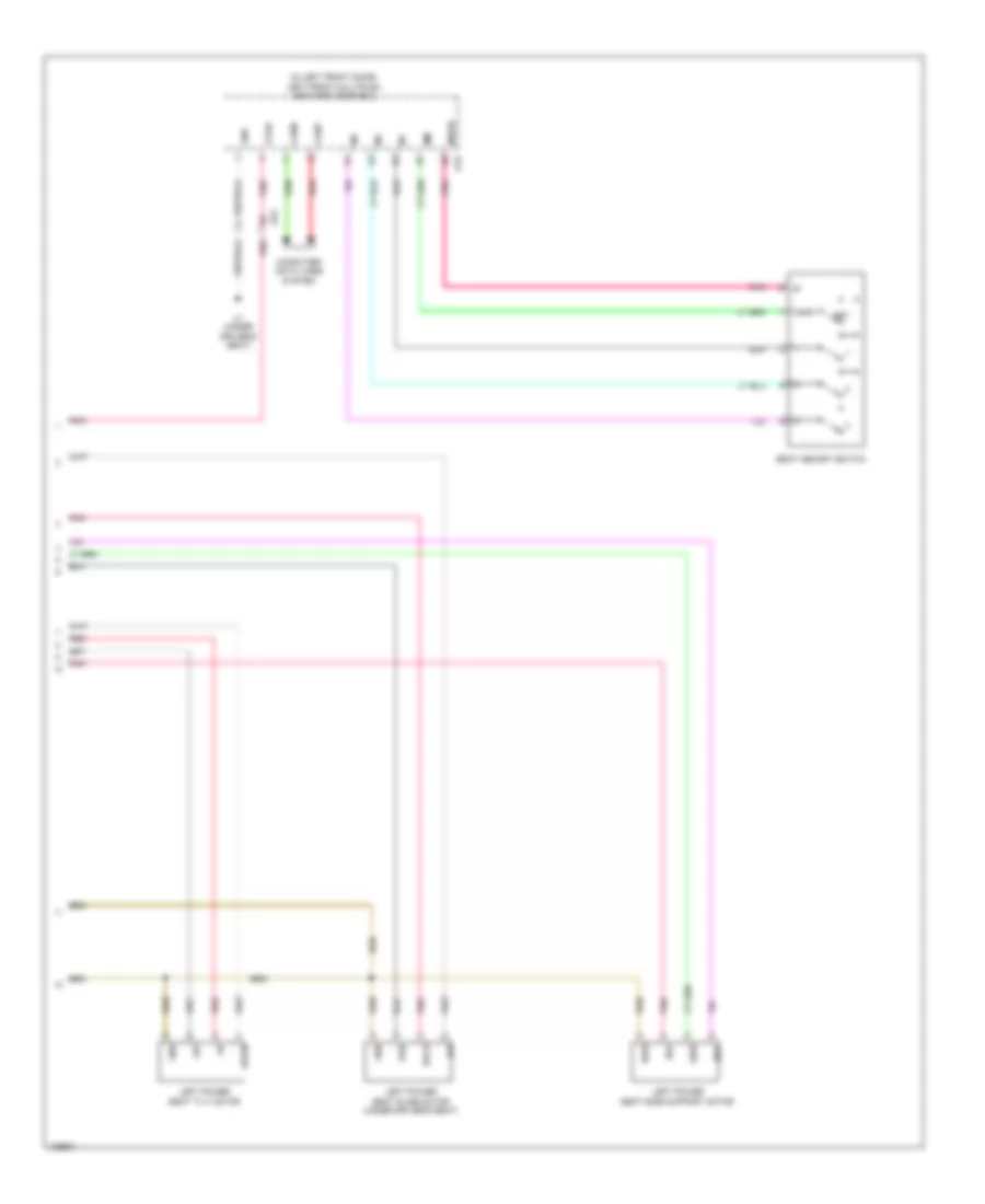 Drivers Memory Seat Wiring Diagram, 16  18-Way Driver Seat (3 of 3) for Lexus GS 350 F Sport 2014