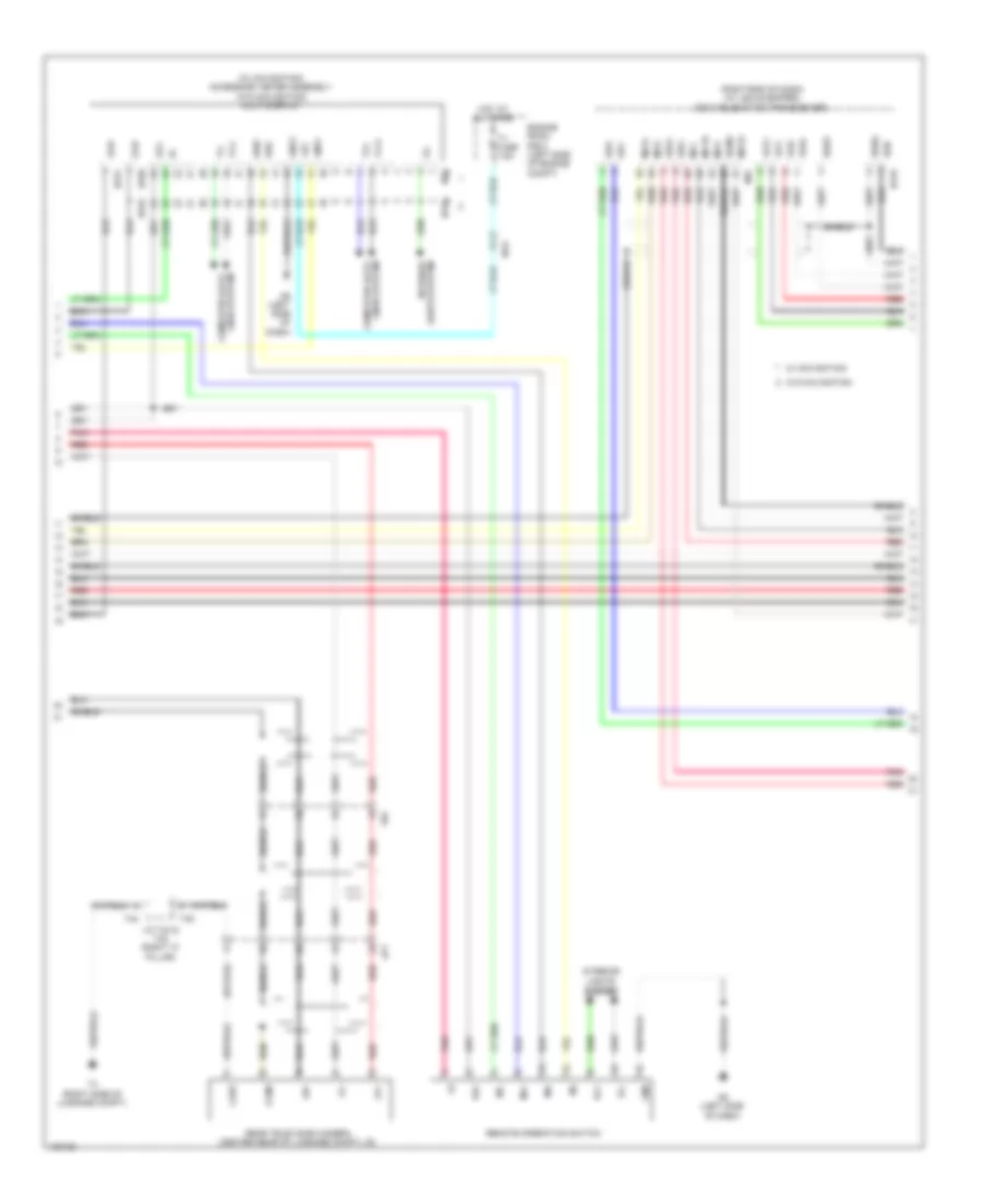 Navigation Wiring Diagram (2 of 4) for Lexus GS 350 F Sport 2014