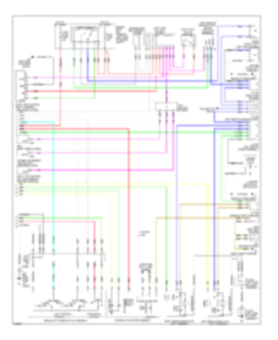 Exterior Lamps Wiring Diagram 2 of 2 for Lexus GX 460 2011