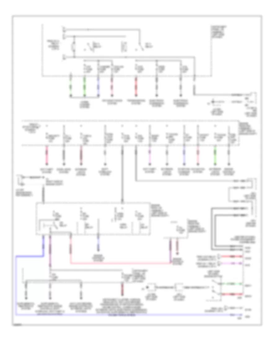 Power Distribution Wiring Diagram 3 of 3 for Lexus GX 460 2011