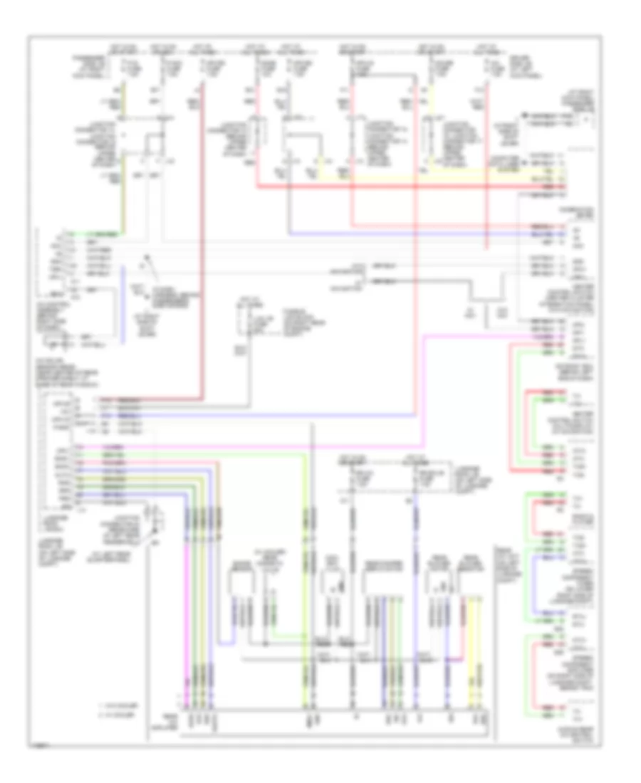 Automatic A C Wiring Diagram Rear for Lexus LS 430 2003