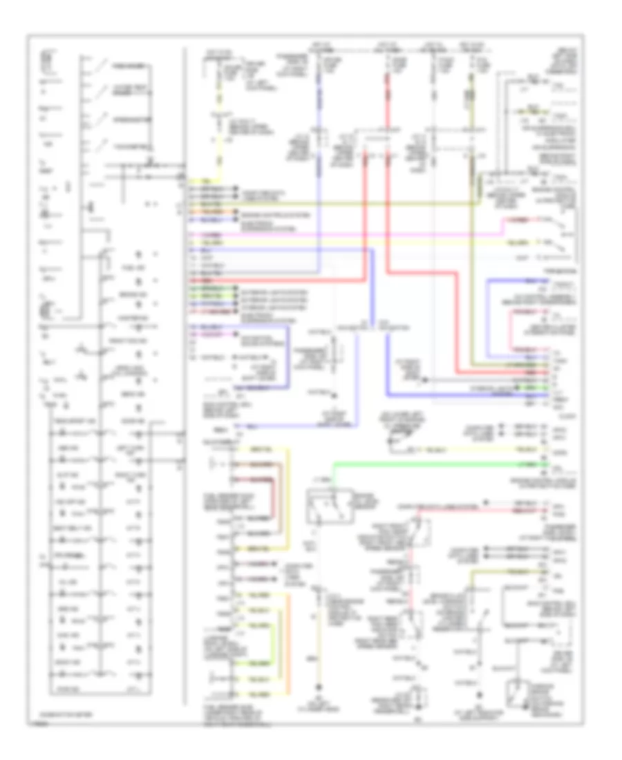Instrument Cluster Wiring Diagram for Lexus LS 430 2003