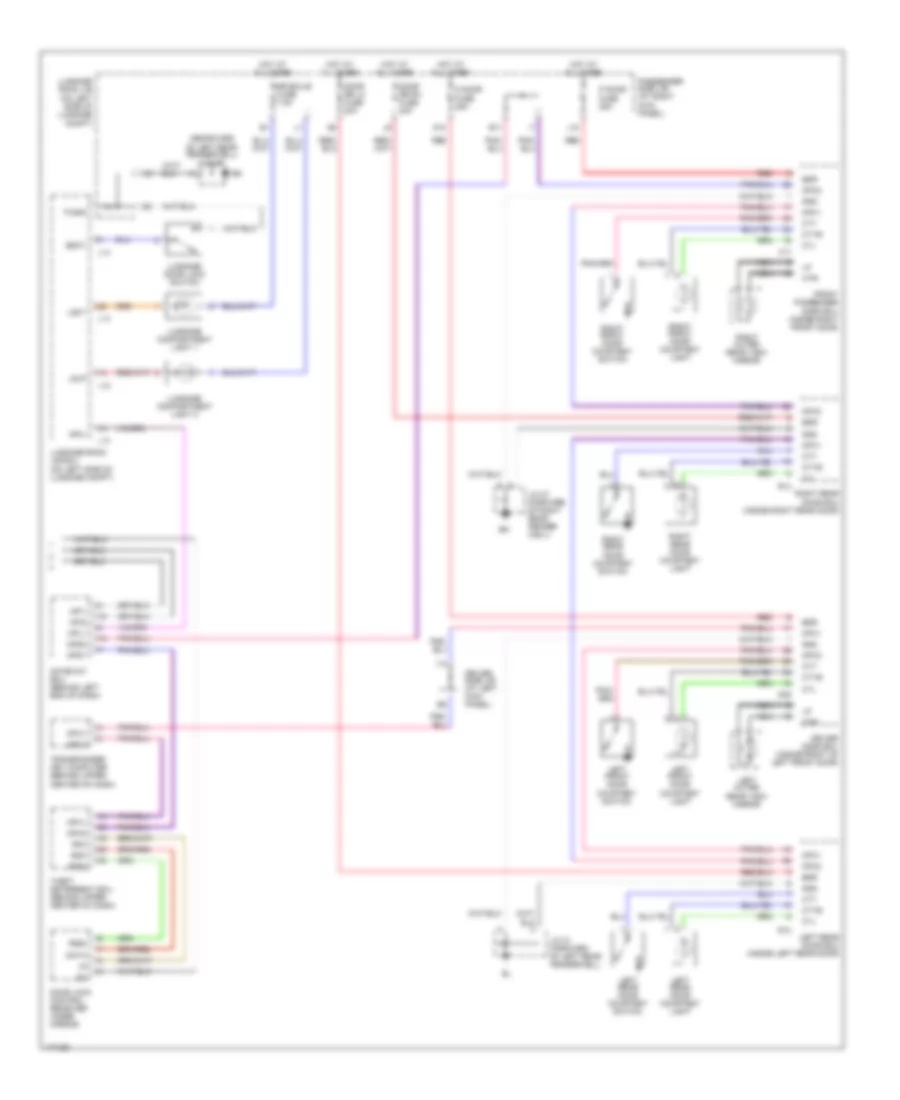 Courtesy Lamps Wiring Diagram (2 of 2) for Lexus LS 430 2003