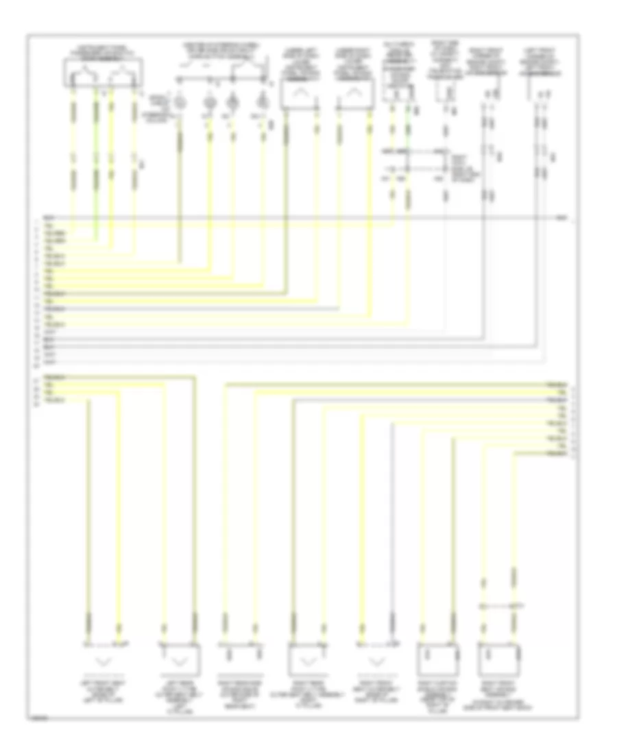 Supplemental Restraint Wiring Diagram (2 of 3) for Lexus GS 450h 2014