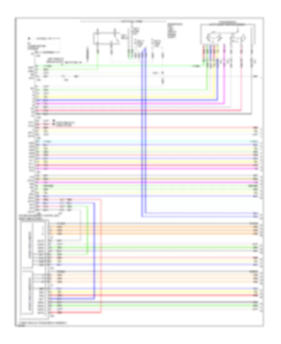 Transmission Wiring Diagram 1 of 3 for Lexus GS 450h 2014