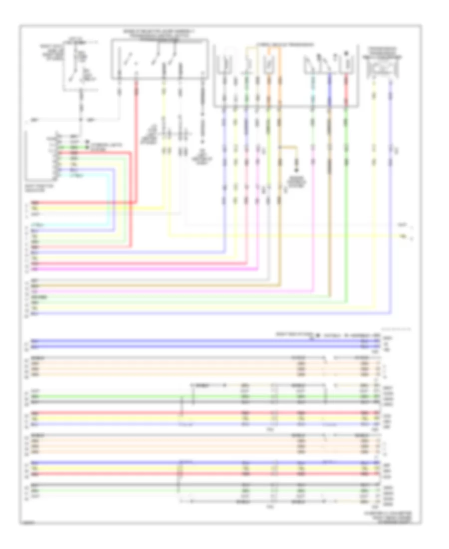 Transmission Wiring Diagram 2 of 3 for Lexus GS 450h 2014
