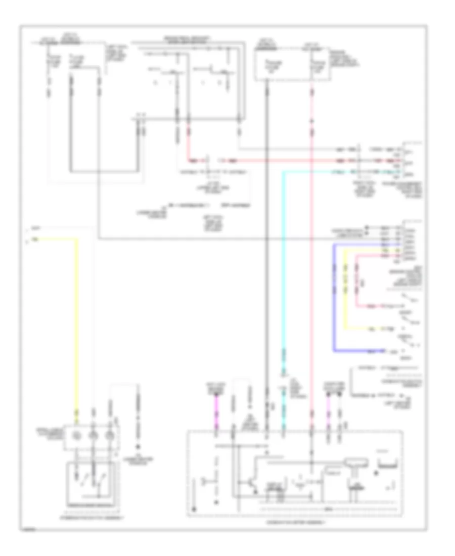 Transmission Wiring Diagram (3 of 3) for Lexus GS 450h 2014