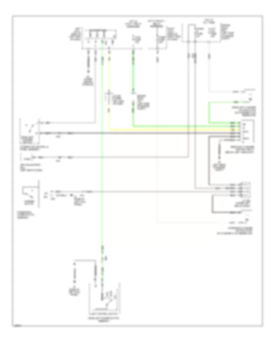 Headlamp Washer Wiring Diagram for Lexus GS 450h 2014